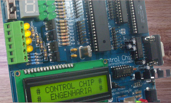 Montagem de Placa Eletrônica de kit de desenvolvimento e prototipação do microcontrolador 8051