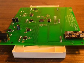 Circuito eletrônico do controlador de temperatura para secagem de café